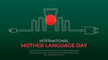 21 de febrero día internacional de la lengua materna diseño de publicaciones en redes sociales