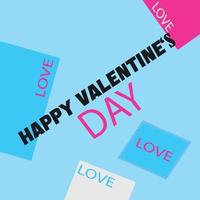 diseño de san valentín con composición creativa de amor de los corazones. ilustración vectorial banner de vacaciones, póster web, volante, folleto elegante, tarjeta de felicitación, portada. fondo romantico vector