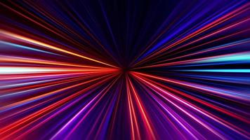 Loop center colorful flare shine light abstract background