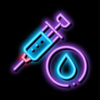 Skin Rejuvenation Injection neon glow icon illustration vector