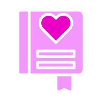 card icon solid pink style valentine illustration vector element and symbol perfect.