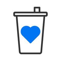 cup icon duotune blue valentine illustration vector element and symbol perfect.