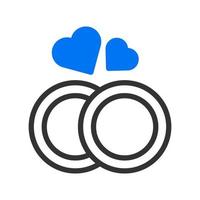 ring icon duotune blue valentine illustration vector element and symbol perfect.