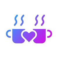 cup icon solid gradient style valentine illustration vector element and symbol perfect.
