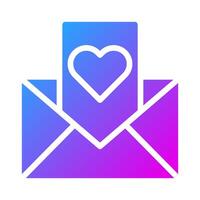 massage icon solid gradient style valentine illustration vector element and symbol perfect.