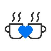 cup icon duotune blue valentine illustration vector element and symbol perfect.