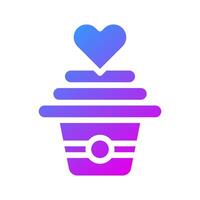 cup icon solid gradient style valentine illustration vector element and symbol perfect.