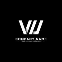 inital name VU letter logo design vector illustration, best for your company logo