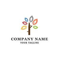 Whole Kids Academy logo design, colorful logo template vector