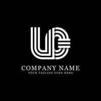 UQ initial logo designs, creative monogram logo template vector