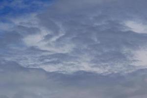 Stormy weather and dark clouds photo