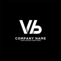 Ilustración de vector de diseño de logotipo de letra vb de nombre inicial, lo mejor para el logotipo de su empresa