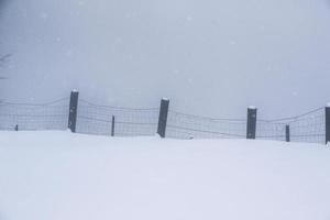 paisaje invernal en los alpes austríacos foto