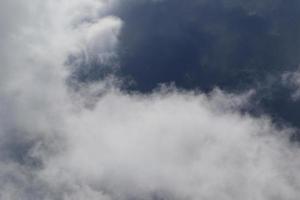 Stormy weather and dark clouds photo