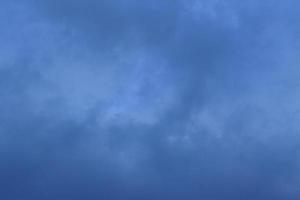 Stormy weather and dark clouds photo