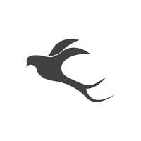 Swallow logo icon design vector image