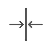 Arrows related icon outline and linear vector. vector