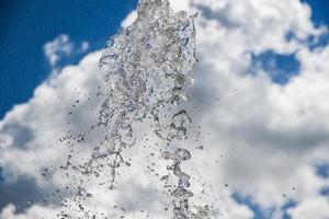 water splash in the sky photo