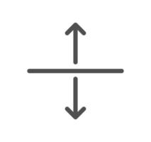 Arrows related icon outline and linear vector. vector