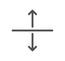 Arrows related icon outline and linear vector. vector