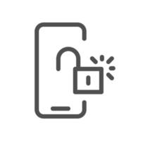 Locks related icon outline and linear vector. vector