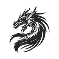 Unleash the power of your brand with a stylish dragon logo. vector