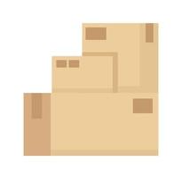 Specialized moving boxes for clothes storage semi flat color vector objects. Editable items. Full sized elements on white. Simple cartoon style illustration for web graphic design and animation