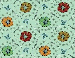 Beautiful Vector Seamless Pattern Textile print of fabric