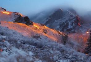 Landscape photo of a beauitful winter landscape