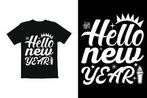 new year t shirt design. new year t shirt graphics . new year t shirt print ready file vector