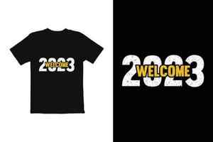 diseño de camisetas de año nuevo. gráficos de camisetas de año nuevo. archivo listo para imprimir camiseta de año nuevo vector