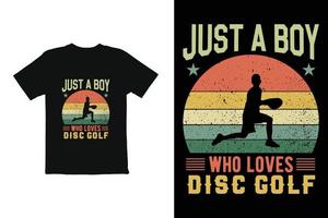 disc golf t shirt design. disc golfing shirt vector