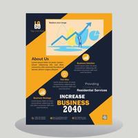 Corporate Business Flyer Template vector