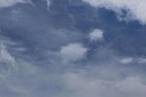 Stormy weather and dark clouds photo