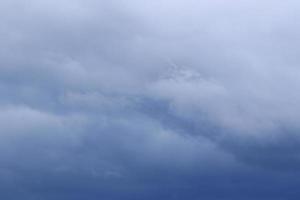 Stormy weather and dark clouds photo