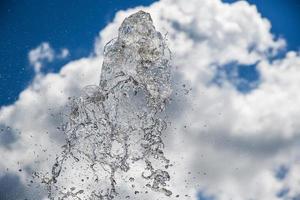 water splash in the sky photo