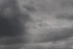 Stormy weather and dark clouds photo