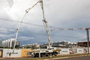 Brasilia, DF Brazil, January 24 Construction of a new concept of Apartment building and Mall Combined called Union 511 Residence Mall in the Northwest Section of Brasilia photo