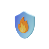 Security wall 3D icon png