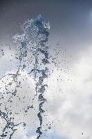 water splash in the sky photo