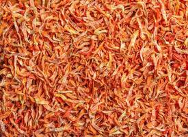 Organic Dehydrated Carrots. Freeze Dried Carrot Pieces. Air Dried Vegetables Dehydrated Carrot Slice Flakes Granules. Carrot background. photo