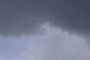 Stormy weather and dark clouds photo