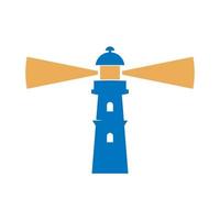 Lighthouse logo icon design vector