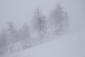 paisaje invernal en los alpes austríacos foto