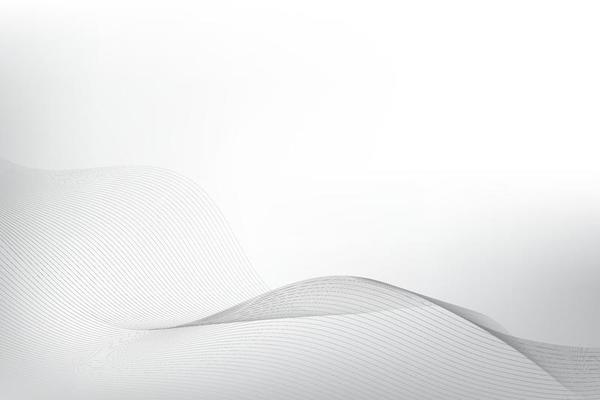 Abstract  white and gray color, modern design stripes background with wave element. Vector illustration.