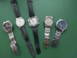 KYIV, UKRAINE - JANUARY 29, 2023 Mechanical wrist watch photo