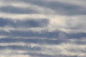 Stormy weather and dark clouds photo