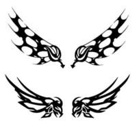 Wing art illustration vector