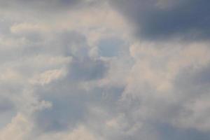 Stormy weather and dark clouds photo