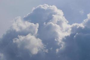 Stormy weather and dark clouds photo